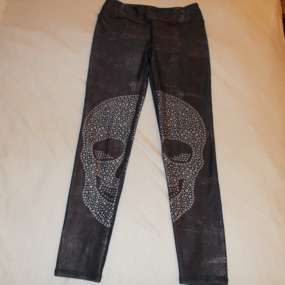 evolution and creation skull leggings
